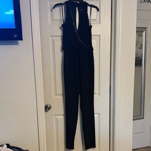 White House Black Market Sleek Black Jumpsuit